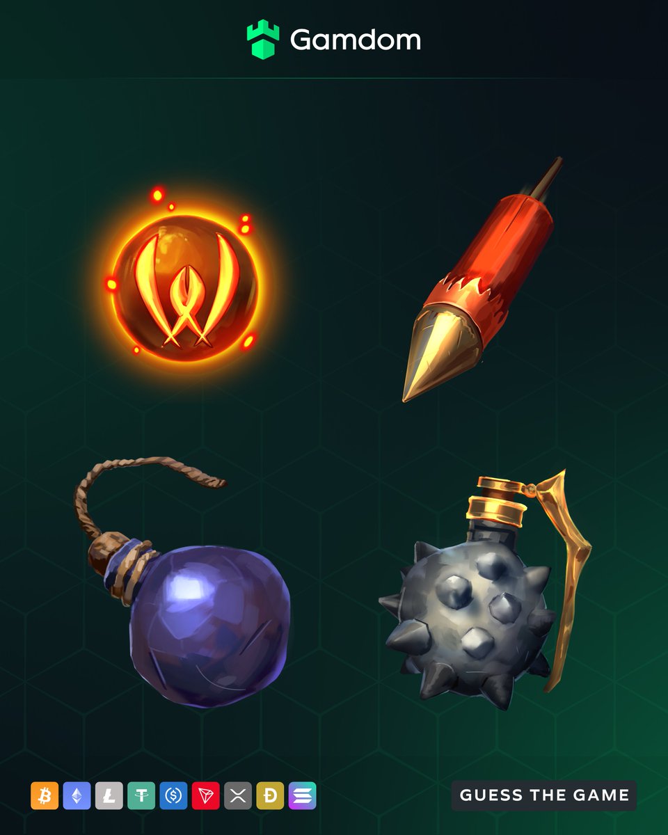 gamdom's tweet image. Can you guess which slot these symbols belong to? 🤔

Drop your answer and userID in the comments for a chance to win FREE spins! 🎰

💚 + 🔁 - *KYC Lvl 2 verified Gamdom users only