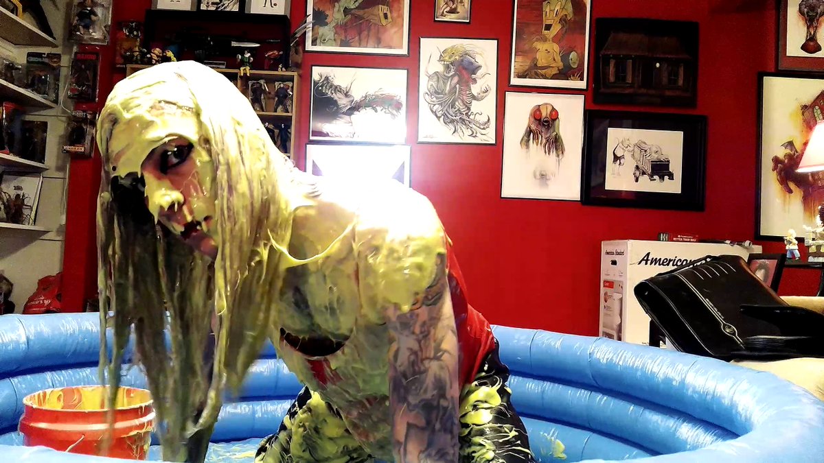 First 2026 post.  Another year...same shit...hopefully things start getting better at work...no on cares.  Got a couple more from this set, then maybe I'll switch to stills from the other camera.  #slimed #wam #wetandmessy