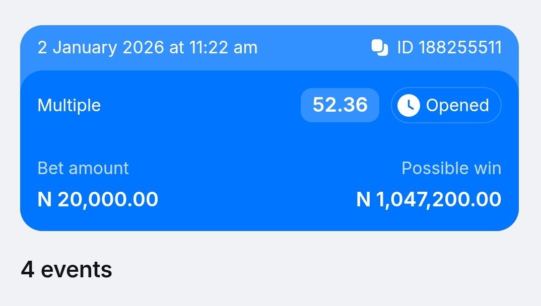 Bank on this 4/4 edit ✍️on 1win ✅️
Booking Code: EVRlErX
Register here: lkjz.pro/f224c3
Promo Code: Nnaglobal
Use my promocode and link to get over 500% bonus on your first deposit