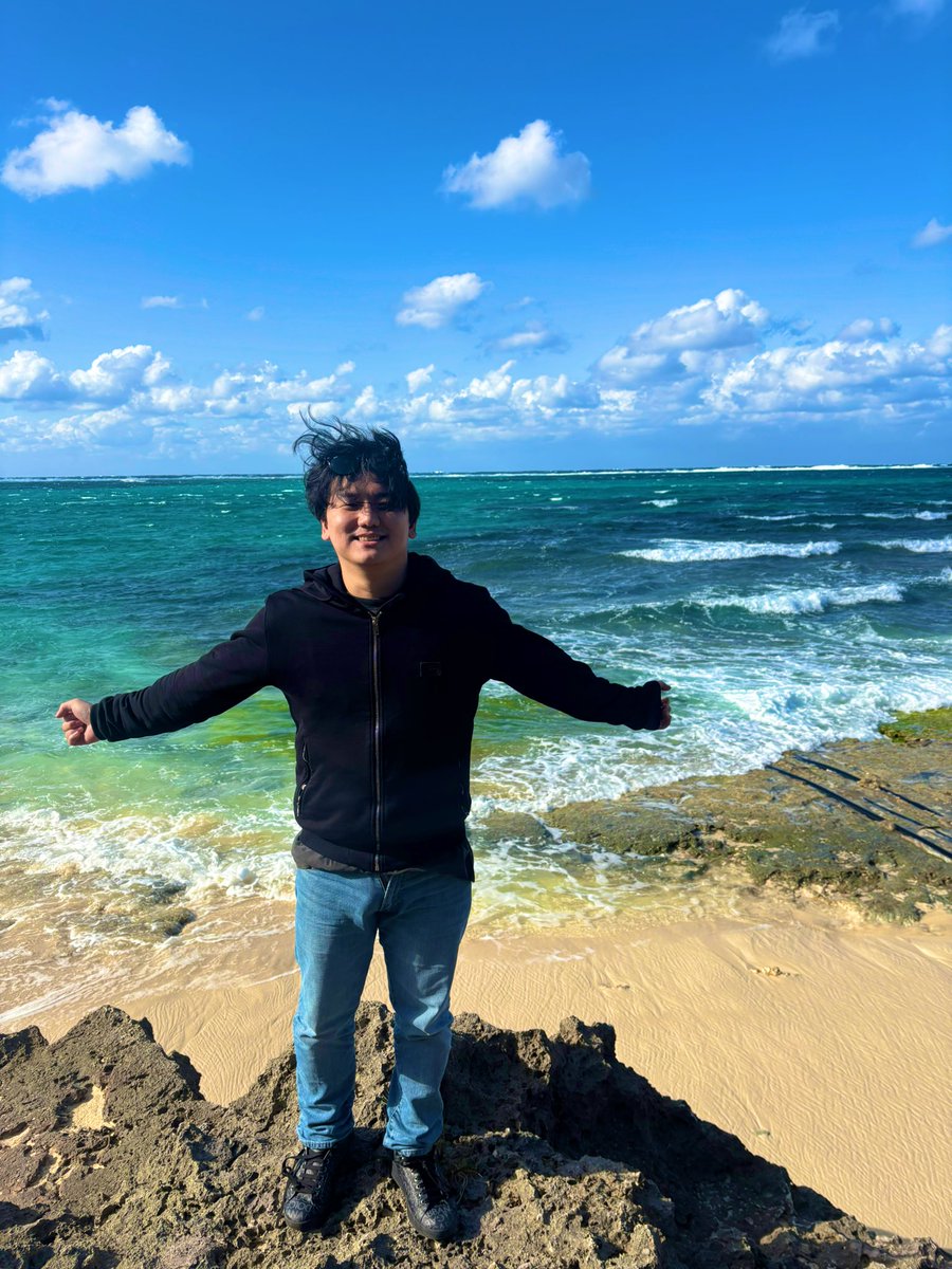 3年連続で沖縄で年越し。 壮大な海を見ると今年も頑張ろうって思えます 