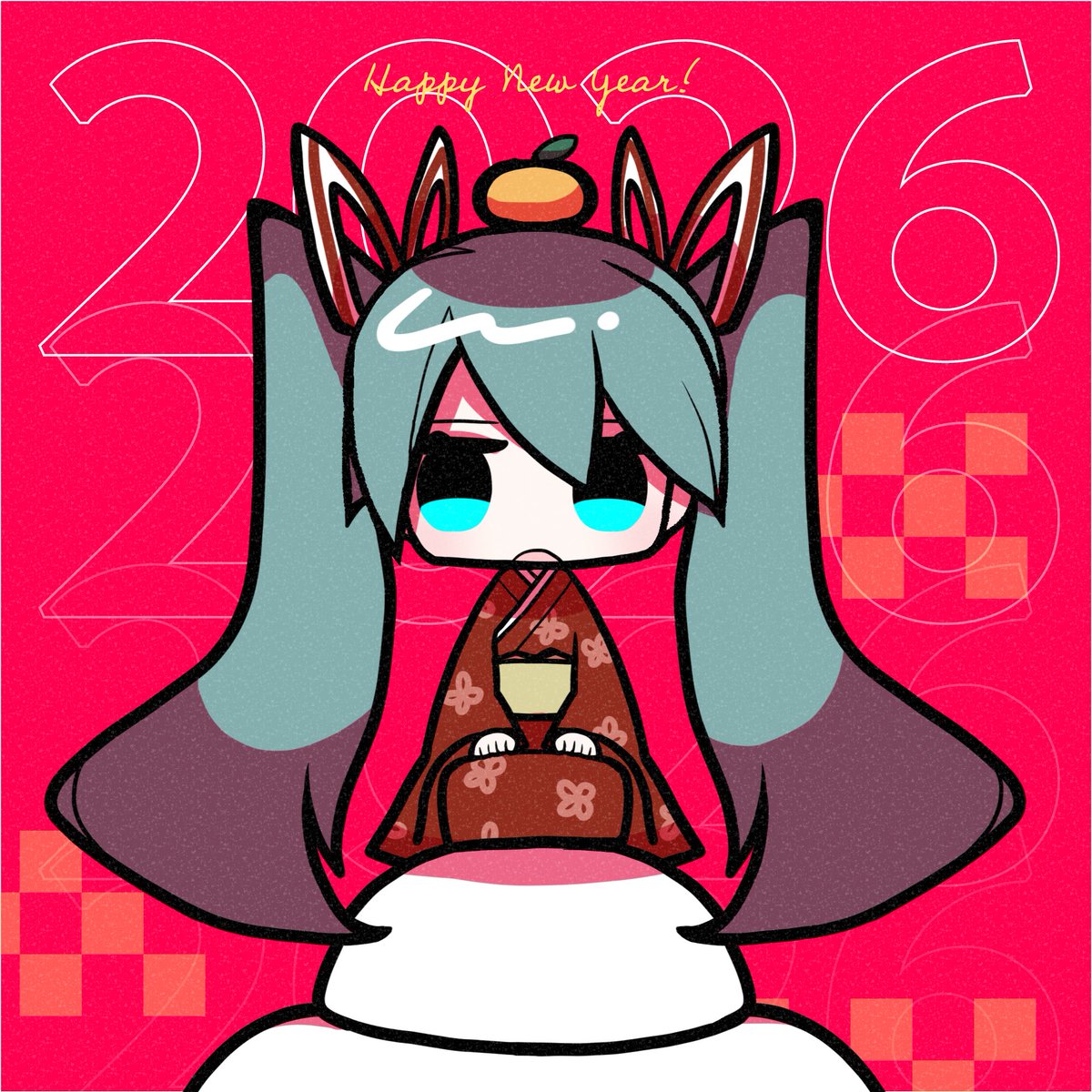 初音ミク 「今年も初音ミクを描いていく」|なののイラスト