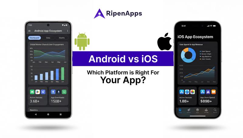 RipenAppsTech's tweet photo. User behavior, spending habits, and engagement patterns are very different on Android and iOS, and choosing the right one can make or break your app’s success.
Read the full blog to make an informed decision.
https://t.co/YREodyGrgE
#AndroidAppDevelopment #AndroidVsIOS https://t.co/BluKakICtM