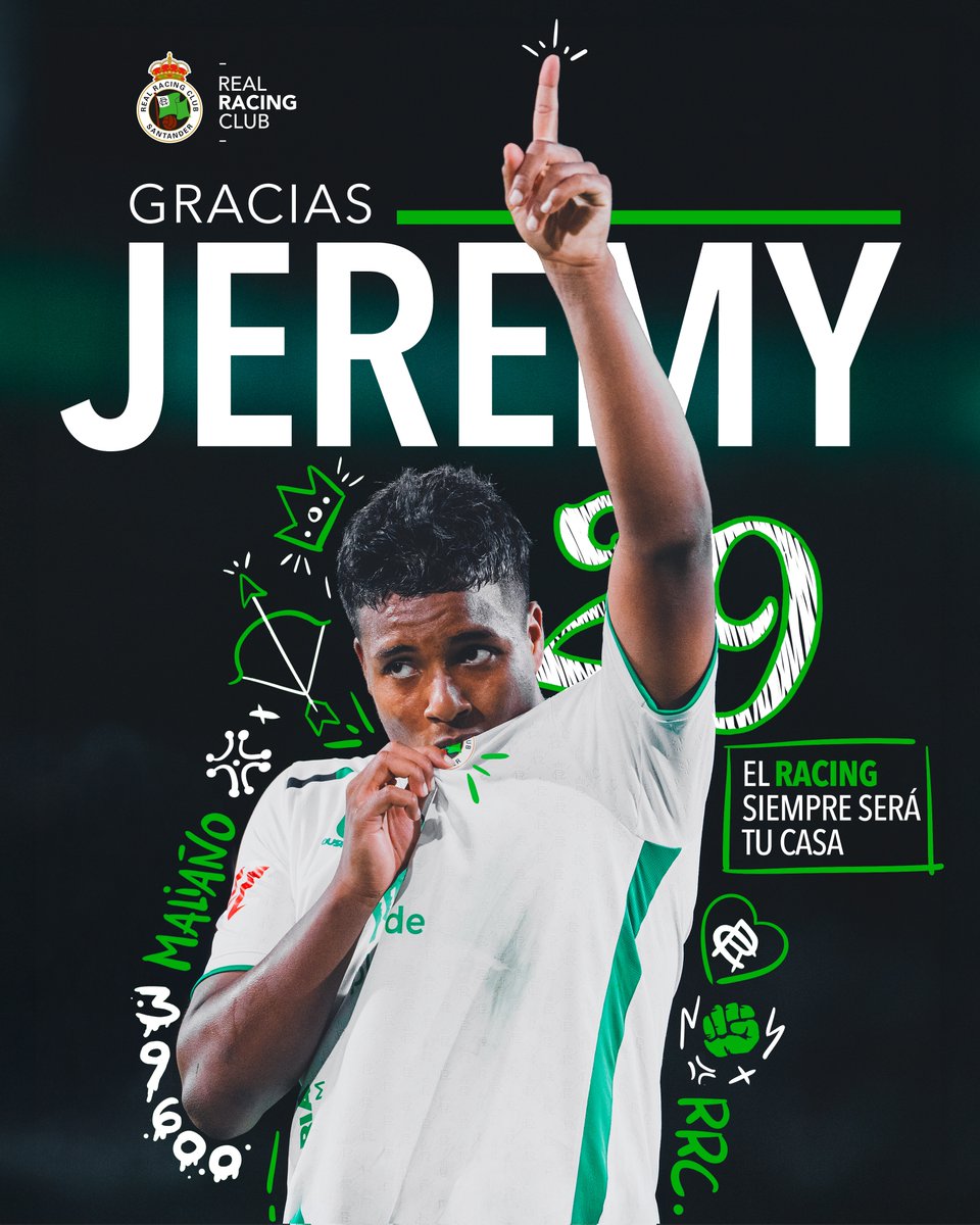 🫂 Despedida de Jeremy Arévalo del Real Racing Club

✅ El <a href="/VfB/">VfB Stuttgart 1893</a> ha procedido al pago de la totalidad de la cantidad fijada como cláusula de rescisión del contrato del futbolista.

realracingclub.es/noticias/despe…