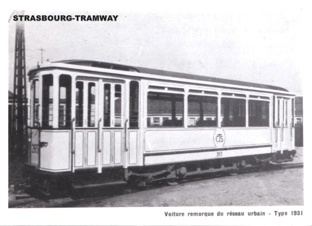 La remorque n° 265 est peut-être vue au sein de l'usine De Dietrich après construction. En 1931.