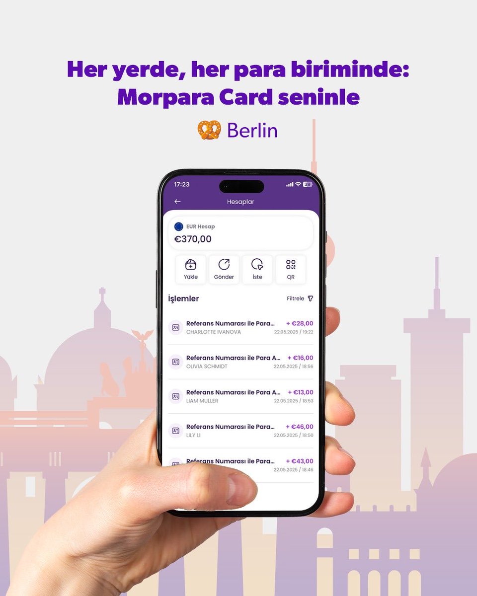 Yurt dışına da birlikte gidiyoruz!💜 Tüm dünyada geçerli Morpara VISA Card ile alışverişlerinde de yanındayız.
 VISA geçen tüm noktalarda, Morpara Card’ınla alışveriş yapabilirsin.

Bulunduğun şehir değişse de her para biriminde, 
her yerde: Morpara Card seninle. 💜