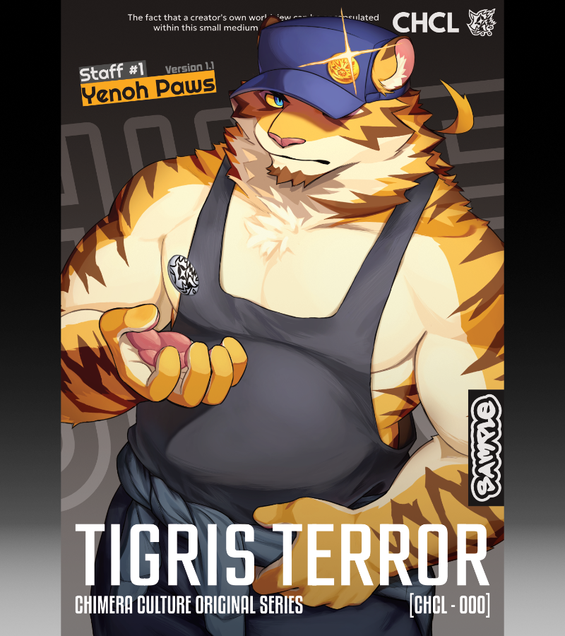 hierotubas's tweet photo. [Product Record]
-------
Tigris Terror
-------
"The so-called charisma is awakened by realizing the roots of your interests, then confidently wear said style and show it to the world."

#CHCL #chimeraculture https://t.co/6C4ZWre02x