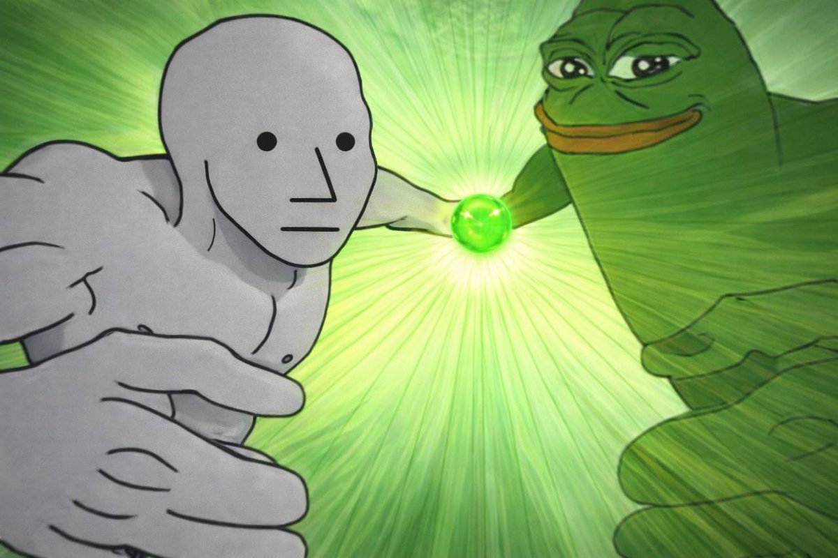 0xRockefeller's tweet image. Every cycle has one meme that becomes culture. Last cycle it was $DOGE and $PEPE. This cycle it’s $NPC.

Not hype, history. 10+ years of internet meme DNA, insane engagement, unified holders.

You can’t fake this.

People laughed at $DOGE at $10M. They’ll watch $NPC hit billions.