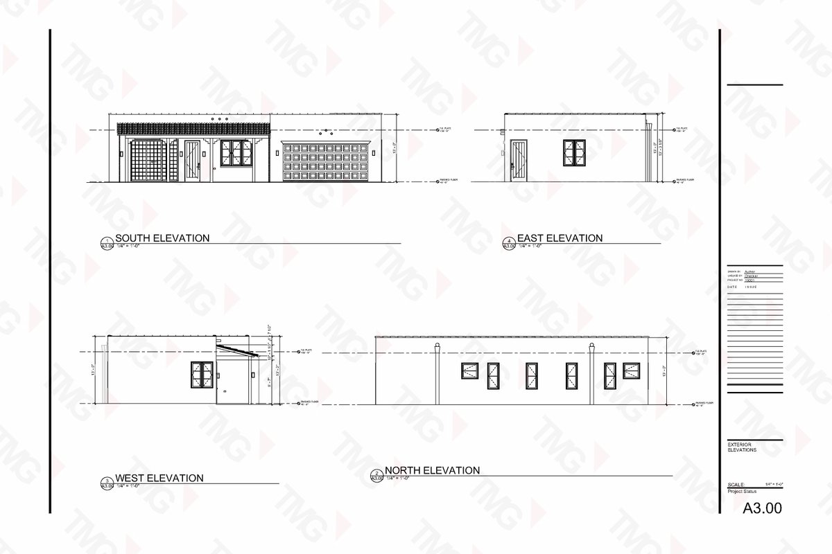 With the abundance of architectural drawings in our repertoire, there's a strong possibility that we've already designed something very similar to what your project demands.

Exterior Elevations

#architecturaldrafting #caddrafting #buildingdesign #constructiondesign