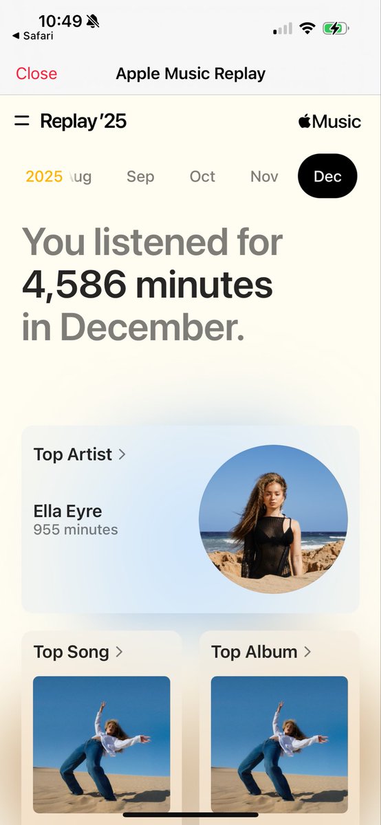 bexecola's tweet image. Welllll who had an album out in December? @EllaEyre 😂