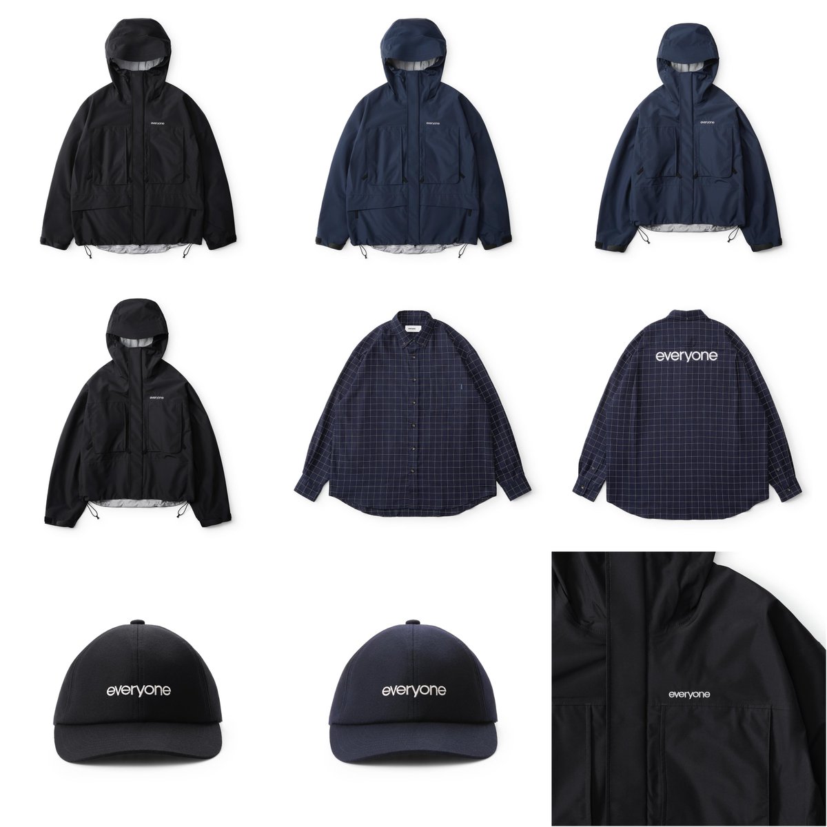 2026年 初売り】 everyone “3-layer shell jacket”が1/3 発売予定