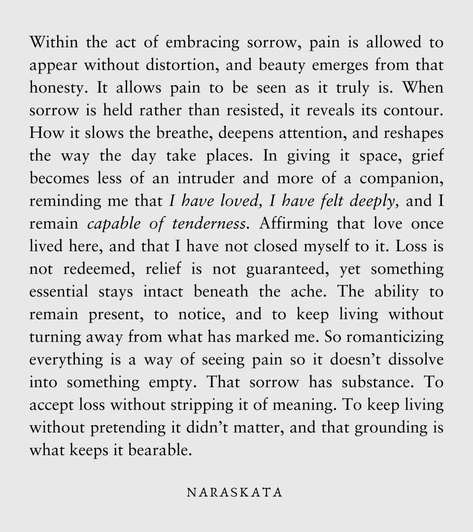 wicaksara's tweet photo. May even sorrow’s texture be felt, and in it, beauty found. #naraskata
https://t.co/z9T5zX7iQy https://t.co/HrEvJQMO7e