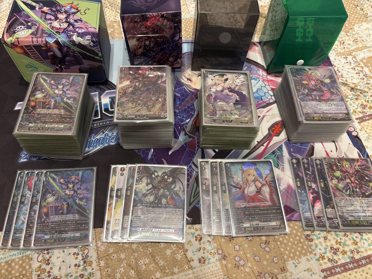 Dスタンの所持デッキです！ 今年のDスタンはこの4つから始めていきたい