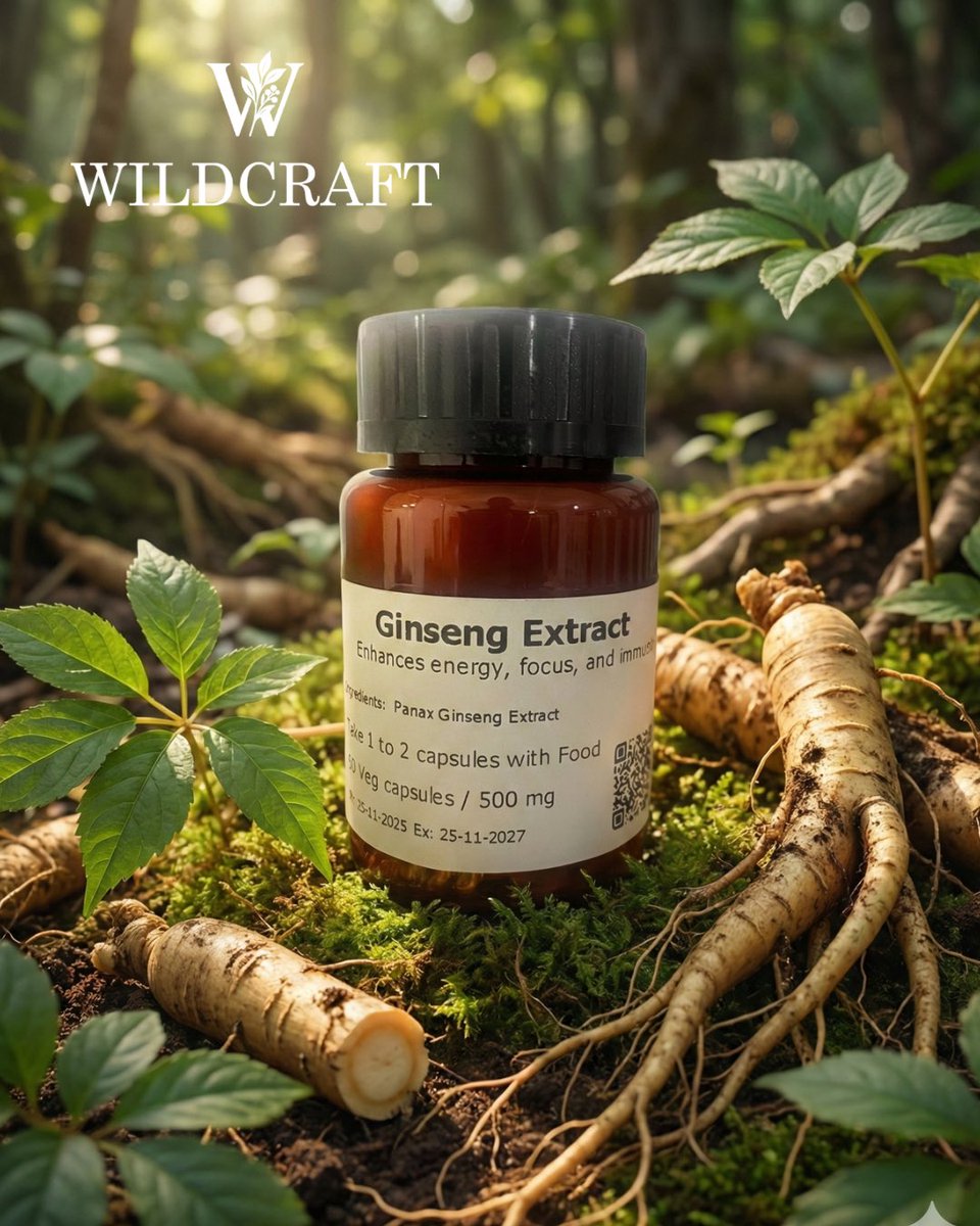 Fuel your energy. Sharpen your focus. Strengthen your resilience.
Ginseng : the root that supports both body and mind, naturally. 
Nature had the wisdom.
Science gave it direction.

Wildcraft is here. 

For personalised herbal guidance or orders:
👉 wa.me/9613211976