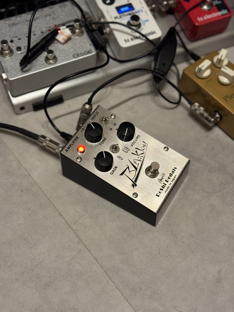 RT @sho_Nautilus79: RoShi PedalsのBlacklon買ったんだけど良過ぎて