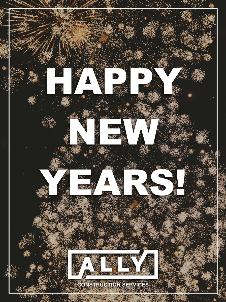 ALLYconstructs's tweet image. We want to wish our employees and clients a happy, healthy, and safe New Year! We’re so grateful for all we accomplished together in 2025 and are excited to see what 2026 has in store for ALLY!

#ALLYConstructionSvcs #HappyNewYear