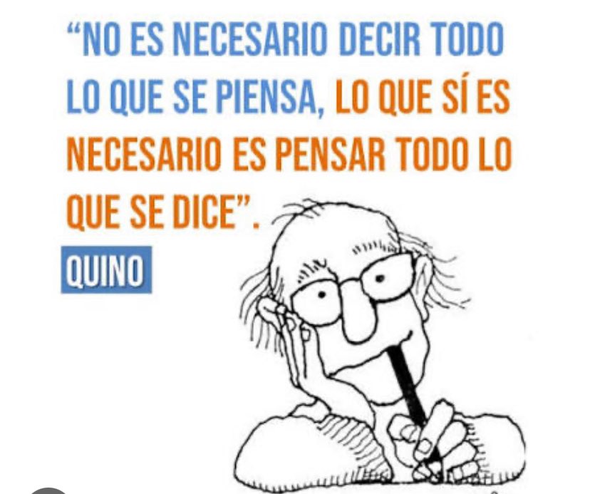 La gente no piensa lo q siente, no dice lo q piensa y no hace lo q dice