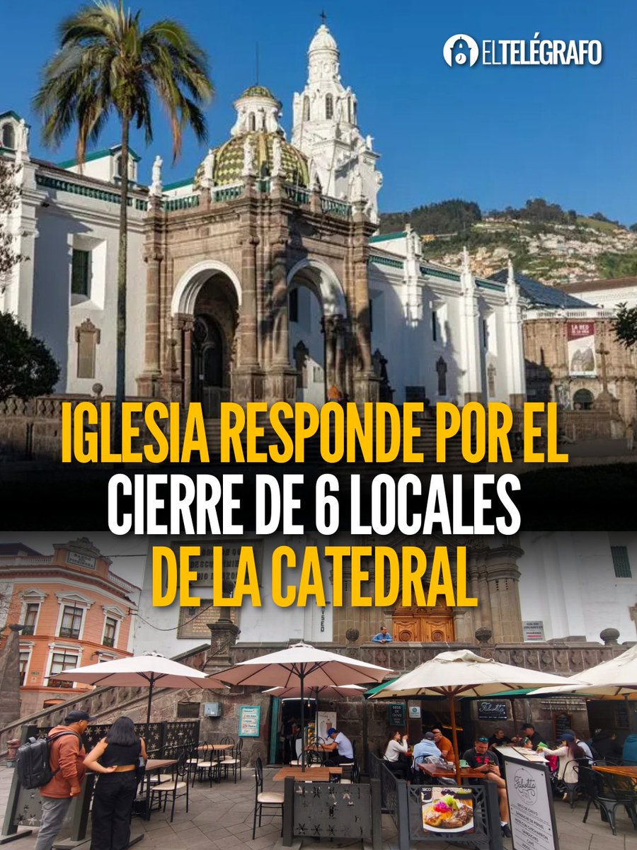 #Quito I A través de un comunicado, la Iglesia justificó su decisión. ¿Cuál es su argumento? #LéaloEnET: is.gd/71mKrS