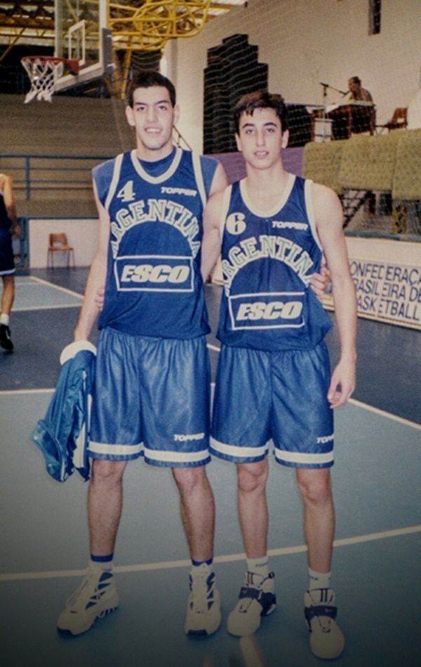 Luis Scola and Manu Ginobili