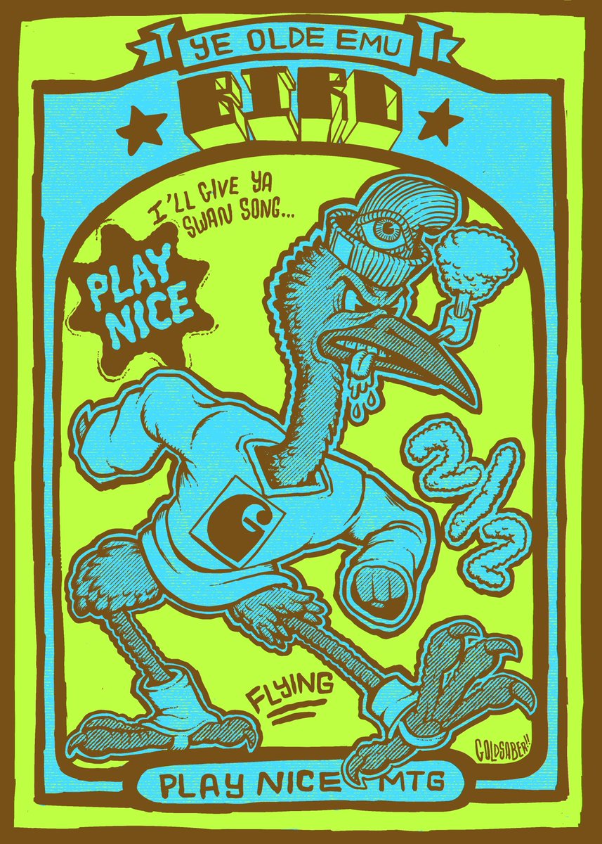 EMU BIRD TOKEN Goldsaber x @mschmidt10k