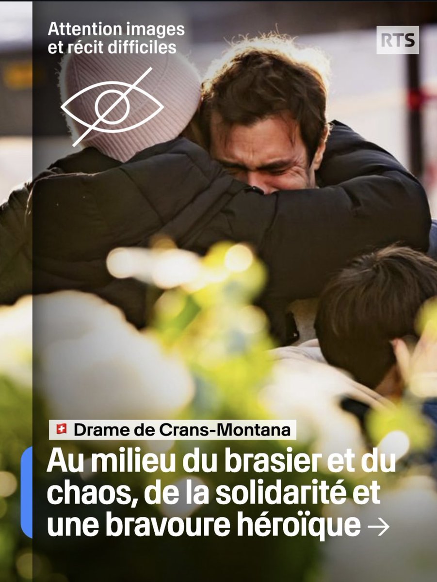 mf_ch's tweet image. La RTS est mobilisée depuis les premières heures du drame de Crans-Montana avec des éditions spéciales en direct radio et TV, sur rts.ch/info, l’app RTS Info et son compte Instagram (instagram.com/rtsinfo), où nous suit une partie du public, dont de nombreux jeunes.