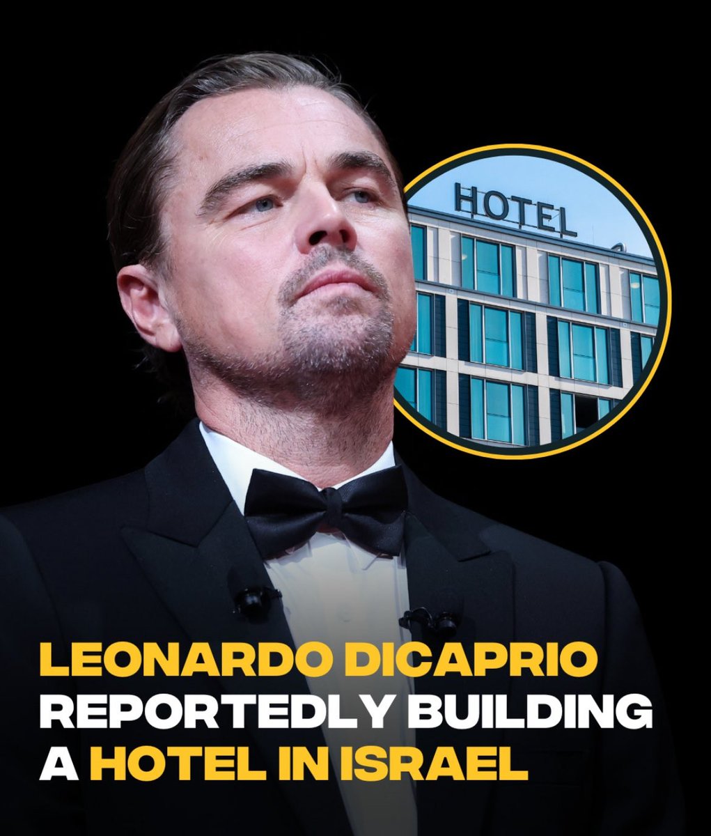 While watching a film by Leonardo DiCaprio, remember that he is building large hotels in Israel and supports zionism.