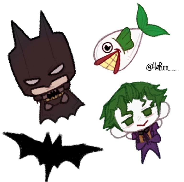 HaRuiii__'s tweet image. #batjokes