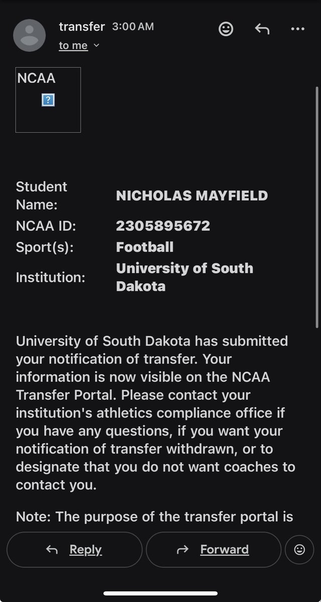 Nicholas Mayfield tweet media