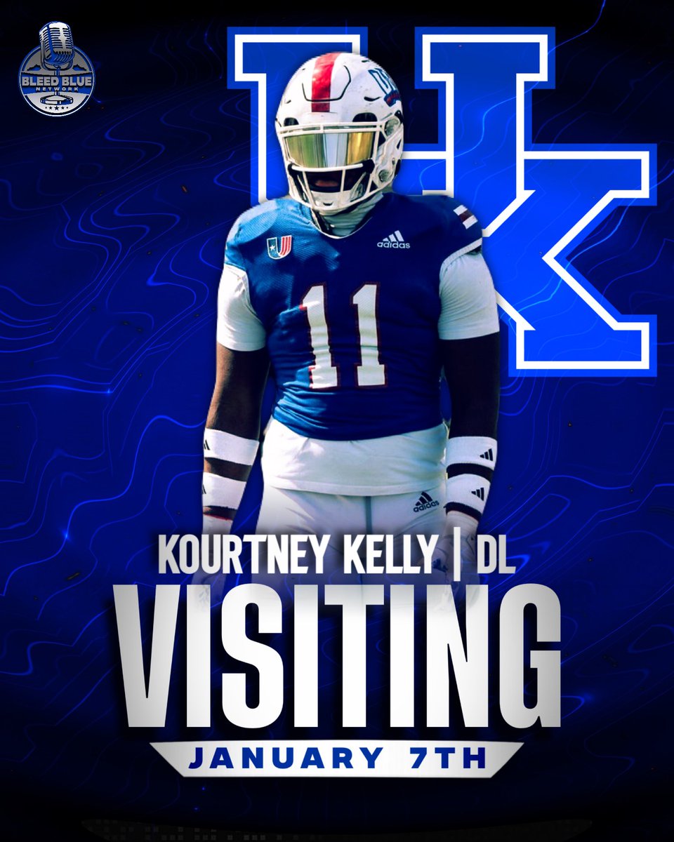 BleedBNetwork's tweet image. NEW: Three-star defensive lineman Kourtney Kelly will visit Kentucky on January 7.

The 6-foot-2, 225-pound West Georgia transfer totaled five sacks this season and has three years of eligibility remaining.