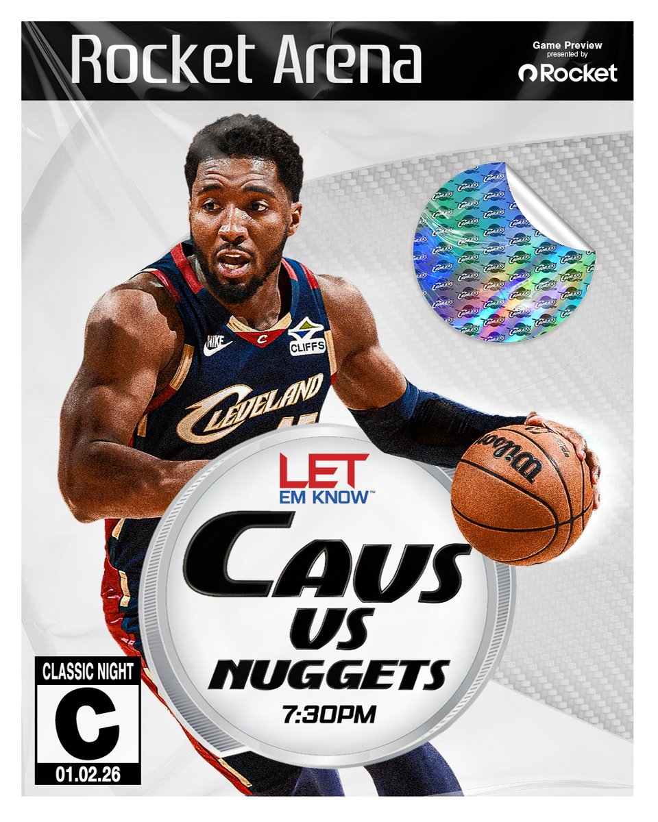 cavs's tweet image. 36/82. 

🕢 7:30PM ET
📺 @FanDuelSN_CLE, @PrimeVideo 
📻 @wmms, @wtam1100, La Mega 1300 
📰 tinyurl.com/55d5a6ct

@RocketOTD | #LetEmKnow