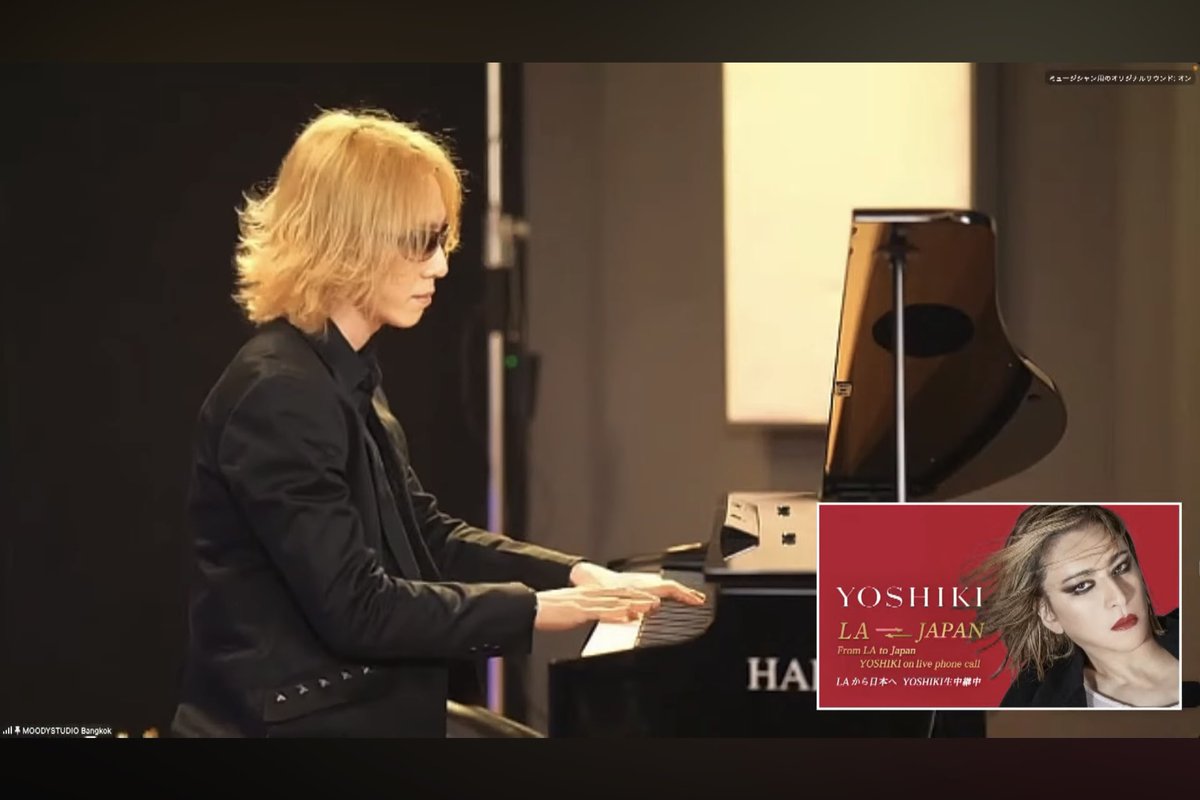 HARUKIはYOSHIKIさんに「なんかルックス似ってるね、YOSHIKIに」と言われました！
さらに、YOSHIKIさんはタイ語で「ขอบคุณครับ」(ありがとう)と言いました！

<a href="/YoshikiOfficial/">Yoshiki</a> We are so happy. Thank you so much. We love you.