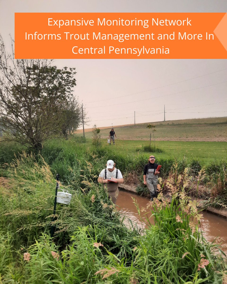 In 2011, two hurricanes hit central Pennsylvania and caused intense flooding. Since then, researchers at Susquehanna University have been closely monitoring the waterways to understand and manage them effectively. 

Learn more ➡️ fondriest.com/news/northcent… 

PC: Dan Ressler.