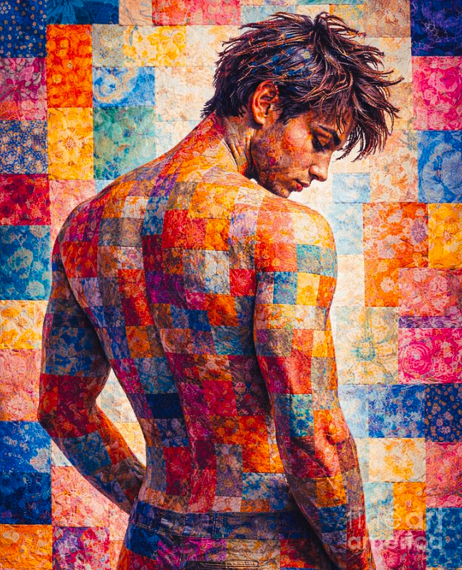 indigoartpal's tweet photo. A portrait about becoming — shaped by every experience, every feeling, every layer of life.
This patchwork-inspired artwork reflects quiet strength and transformation.
For those who see beauty in growth and depth.
https://t.co/VGHtfLHgpm
#figurativeart #patchworkart #symbolicart #contemporaryportrait #healingart #artlovers #wallart