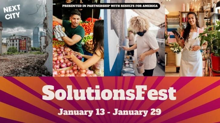 Next City's SolutionsFest for City Building: 30+ Speakers Across 7 Events, Online, January 13 - 29: buff.ly/0UtwW0s <a href="/NextCityOrg/">Next City</a> @results4america #cities #sustainability #climatechange #infrastructure #buildings #mobility #affordablehousing #resilience #greenbuilding