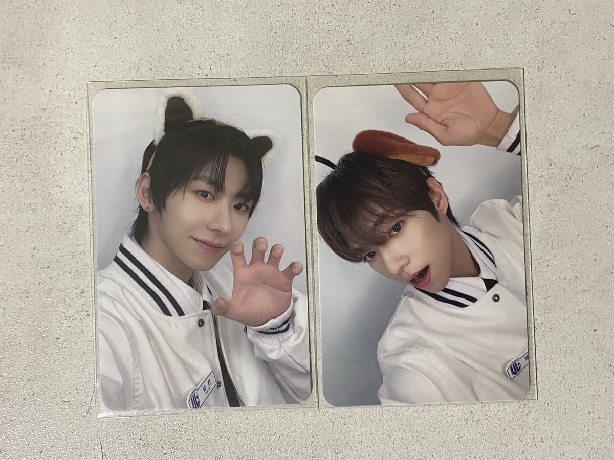 wts ufs lfb ph

ahof universe league nemo album animal pc set

haneulz set - 400

also included in the set but not in the picture heejun and hanseo nemo pcs 

loc: mandaluyong
mop: gcash
mod: jnt sdd

# haneulz photocard pc ul for sale