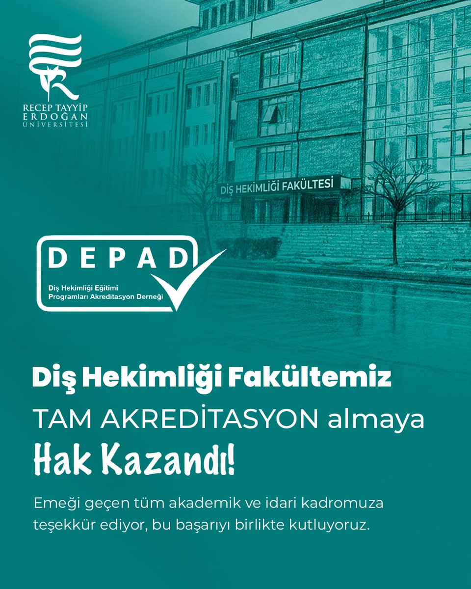 Recep Tayyip Erdoğan Üniversitesi tweet media