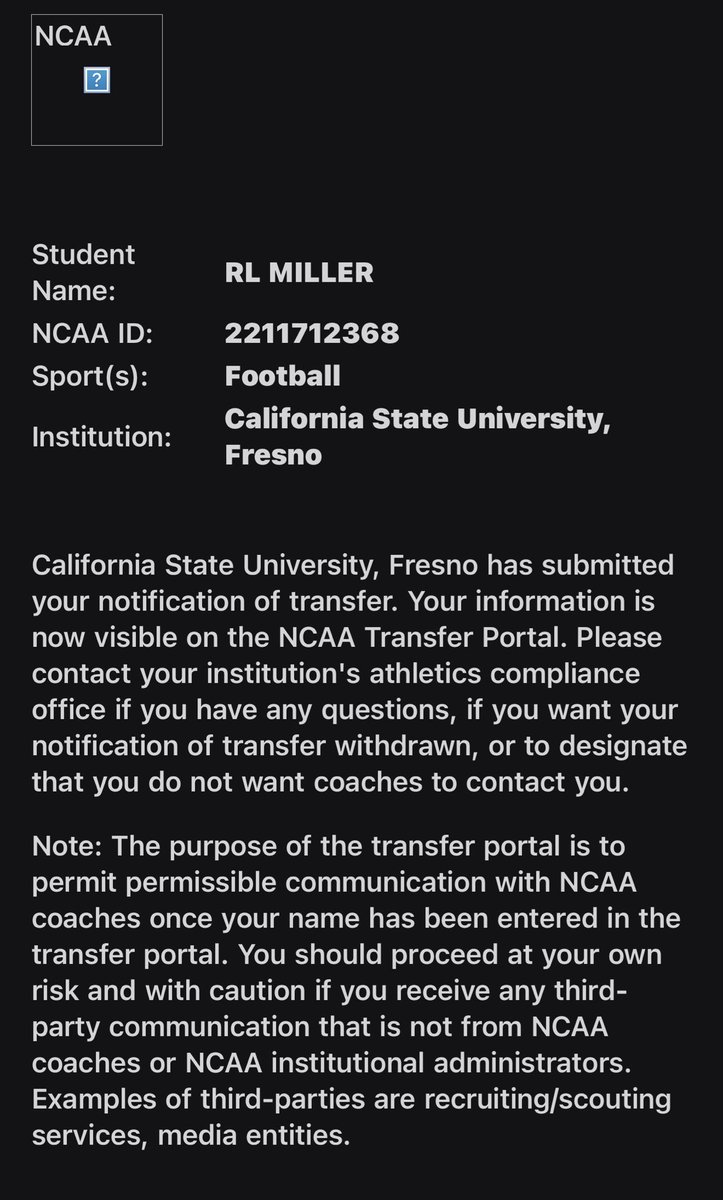 miller_rl's tweet photo. Officially in with 2 years of eligibility🙏🏽 https://t.co/O47m2d3Yx3