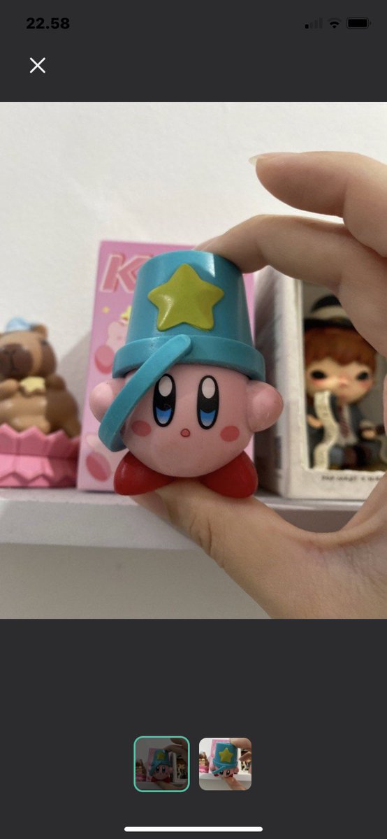 nabinhun's tweet photo. WTS sell figure mainan toys pajangan boneka

capybara (30k)
kirby (35k)
ty brand unicorn keychain (45k)
lazy cat drinking (30k)

negotiable https://t.co/hwXR88q2yh