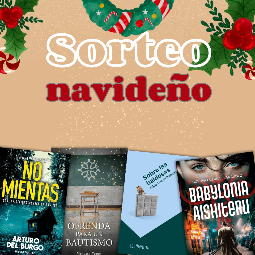 🔴 SORTEO. Podéis ganar cuatro novelas de cuatro autores entrevistados en La boca del libro.  
📷 Solo en Instagram: instagram.com/p/DSzbYPODQJE/…
<a href="/s_sifer/">Gustavo Sierra Fernández, corrector</a> <a href="/ComitiaEditores/">COMITIA Editorial</a> #sorteolibros