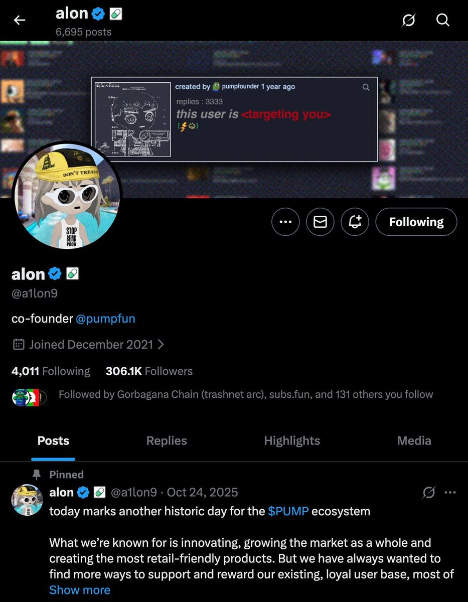RoundtableSpace's tweet photo. Pumpfun’s numbers tell an uncomfortable story.

They raised $1.3B at a $4B FDV, became the top revenue protocol on Solana, generated nearly $1B in under two years, and sold 4.1M SOL (about $741M at the time). The token is now down ~50% from the ICO price.

The team had previously hinted at a large PUMP airdrop, but so far users haven’t seen anything material. The founder has also gone quiet, which is raising eyebrows given the timing of the SOL sales and the drawdown.

Whether intentional or not, it’s shaping up to look like one of the most well-timed exits the space has seen. Business is business, but the optics matter.
