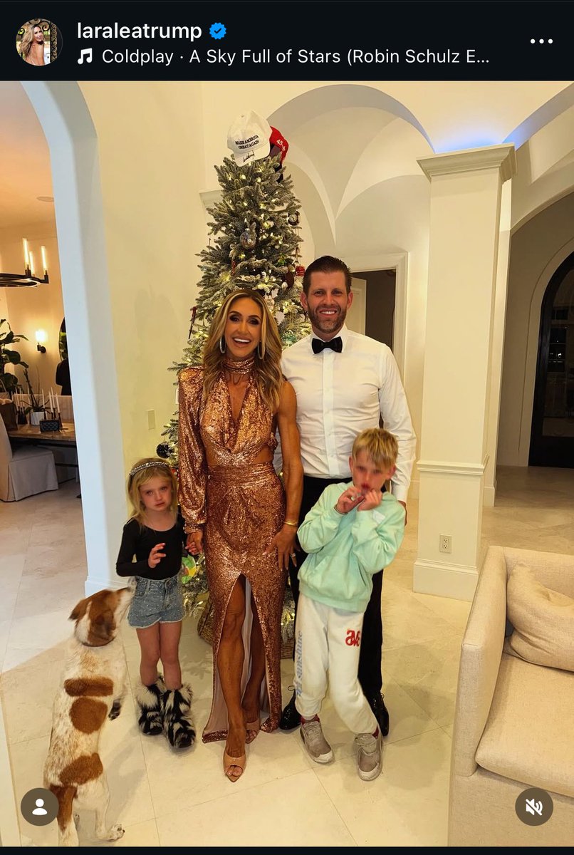 JAvsMI's tweet photo. @BenTheBeagleSOL 2 days ago on New Year's Day @LaraLeaTrump, wife of @EricTrump shared a family photo and there is $BEN there but a narrative that will be $100M+ because of inactive dev is not in front of people. Please be active and do raids. Let's keep BentheBeagle's story alive on USD1 https://t.co/e0qUsXAMvQ