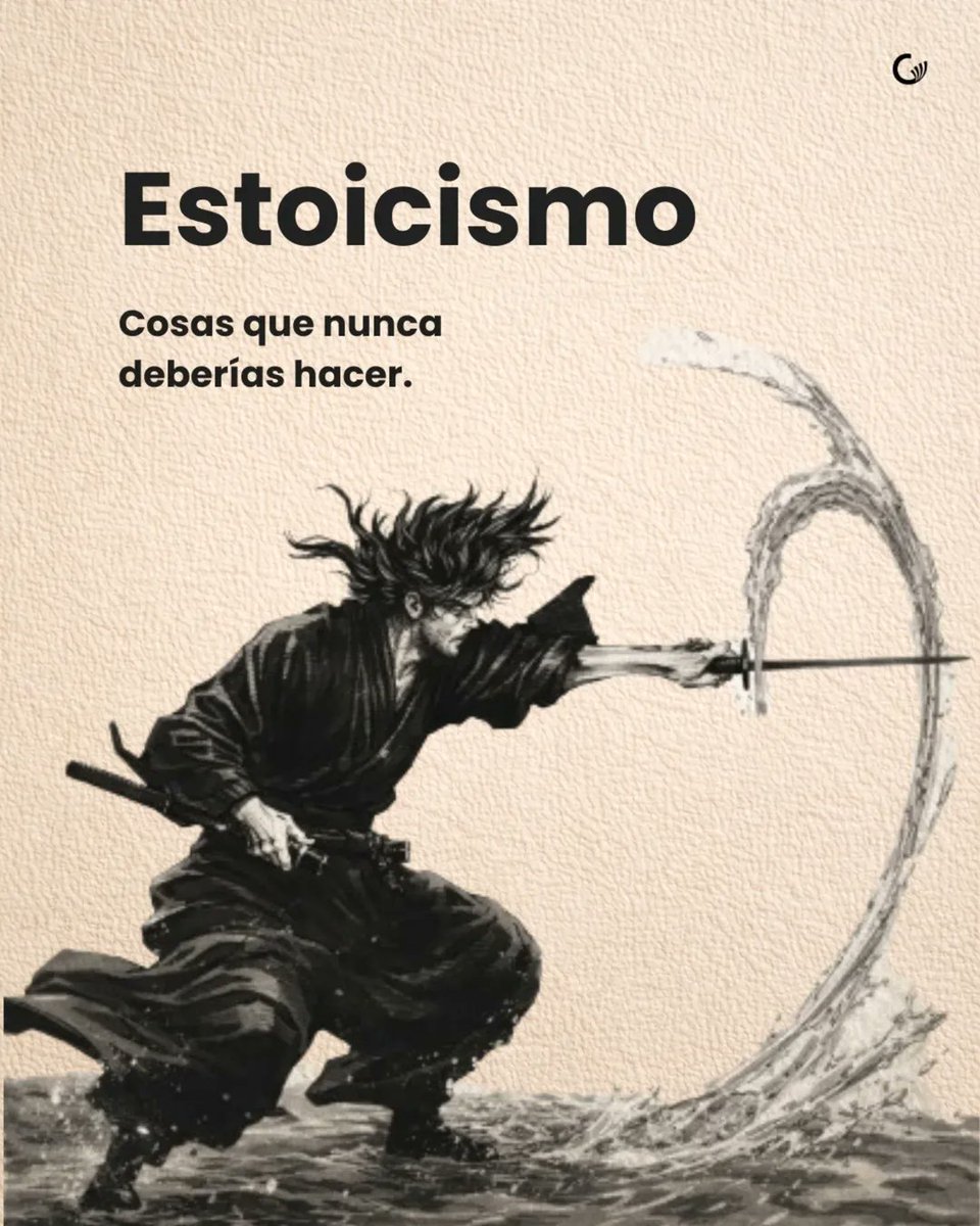 6 Cosas que nunca debes hacer segun los estoicos...

//Hilo//