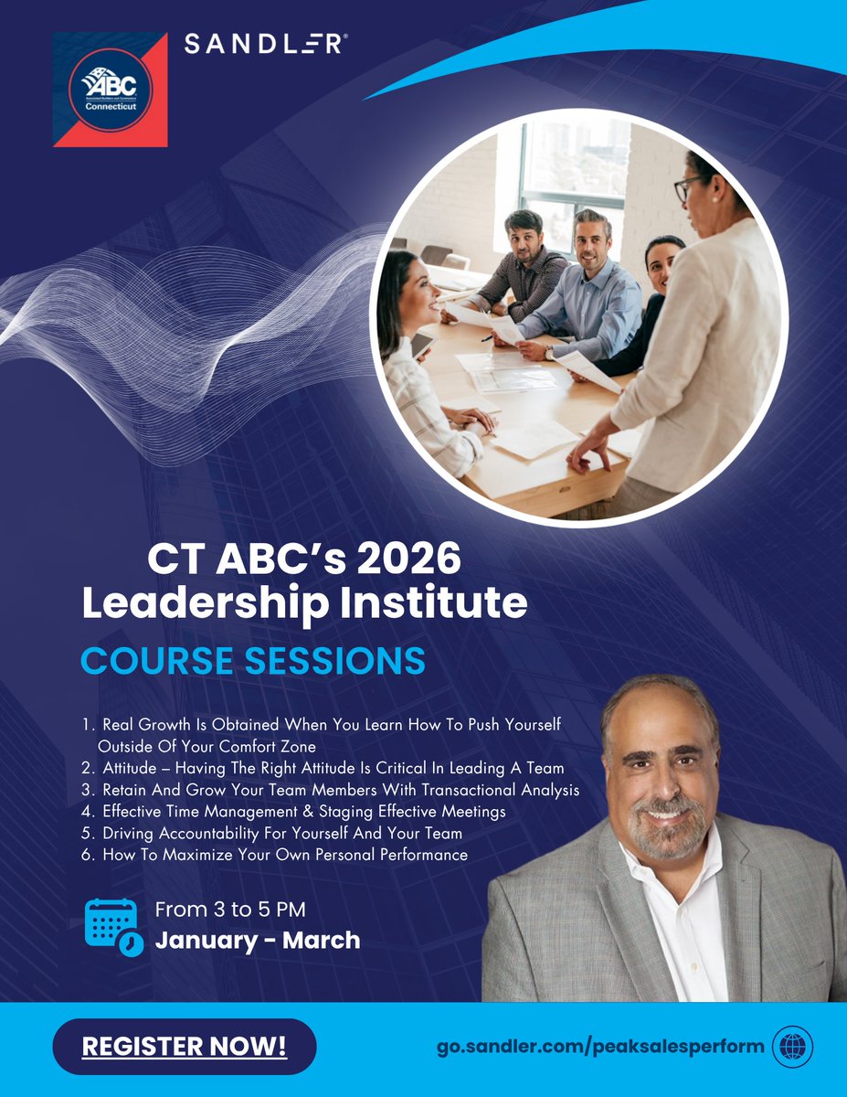 CT ABC’s 2026 Leadership Institute returns for its 7th year, revamped and better than ever. This winter, we are running a condensed six-month schedule to make participation easier and more impactful. Secure your seat and invest in your team’s growth today: hubs.la/Q03XS1Bx0
