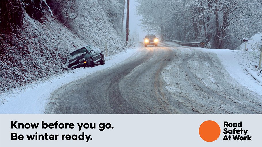 When you're driving this winter, watch out for black ice. 🧊

Black ice can cause your vehicle to suddenly lose control when you brake or take a corner. Take your foot off the gas, manoeuvre gently in the direction of the skid, and avoid slamming on your brakes. 

#BeWinterReady