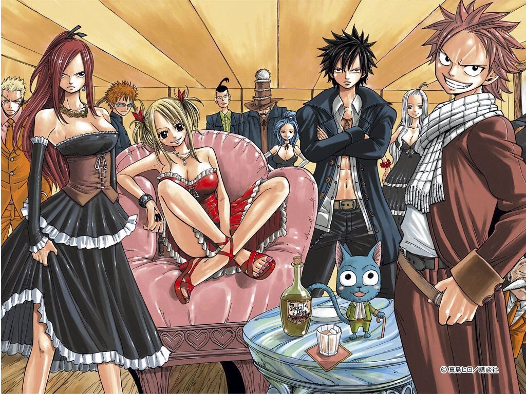 shojousei's tweet image. early fairytail had peak cunty artstyle
