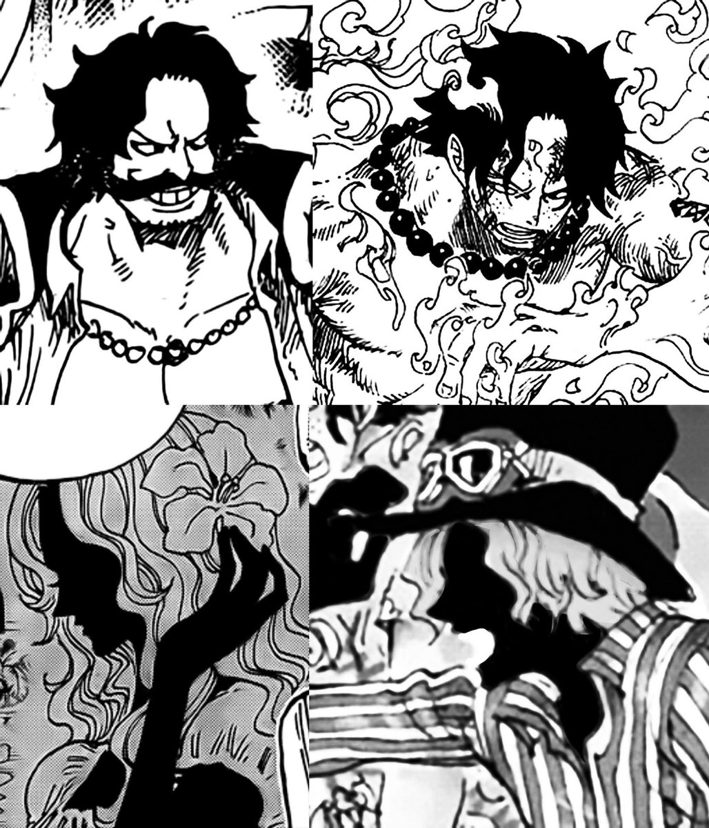 HalihIllust's tweet image. Save me AceSabo and RogerRouge parallel