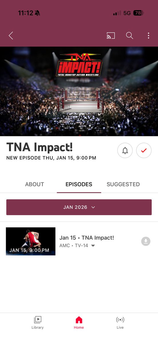 TNA iMPACT on AMC has officially been added to YouTube TV.