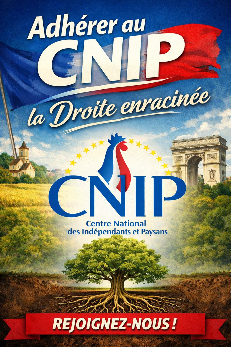 Choisir le CNIP c'est choisir l'Indépendance et la Liberté. 
Rejoignez nous dès à présent pour faire valoir ces idéaux en adhérant sur notre site cnip.fr