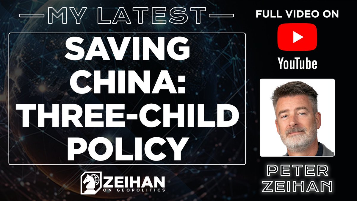 PeterZeihan's tweet image. If China was able to curb population growth with the One-Child Policy, can a Three-Child Policy help solve the current Chinese demographic crisis?

Full Newsletter: bit.ly/49BPg3V

#population #china #demographics