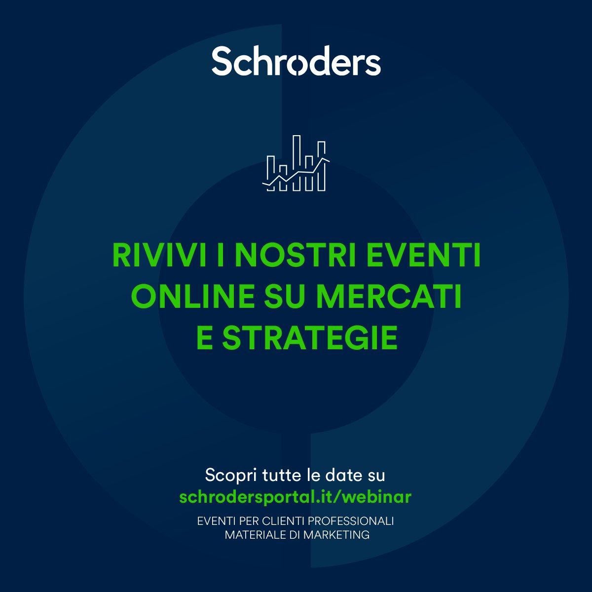 Webinar #Schroders: se sei un consulente finanziario, rivedi on demand gli appuntamenti dell'anno su scenari e strategie d'investimento.
Guarda ora  👉 okt.to/6CxXFn

Eventi per clienti professionali