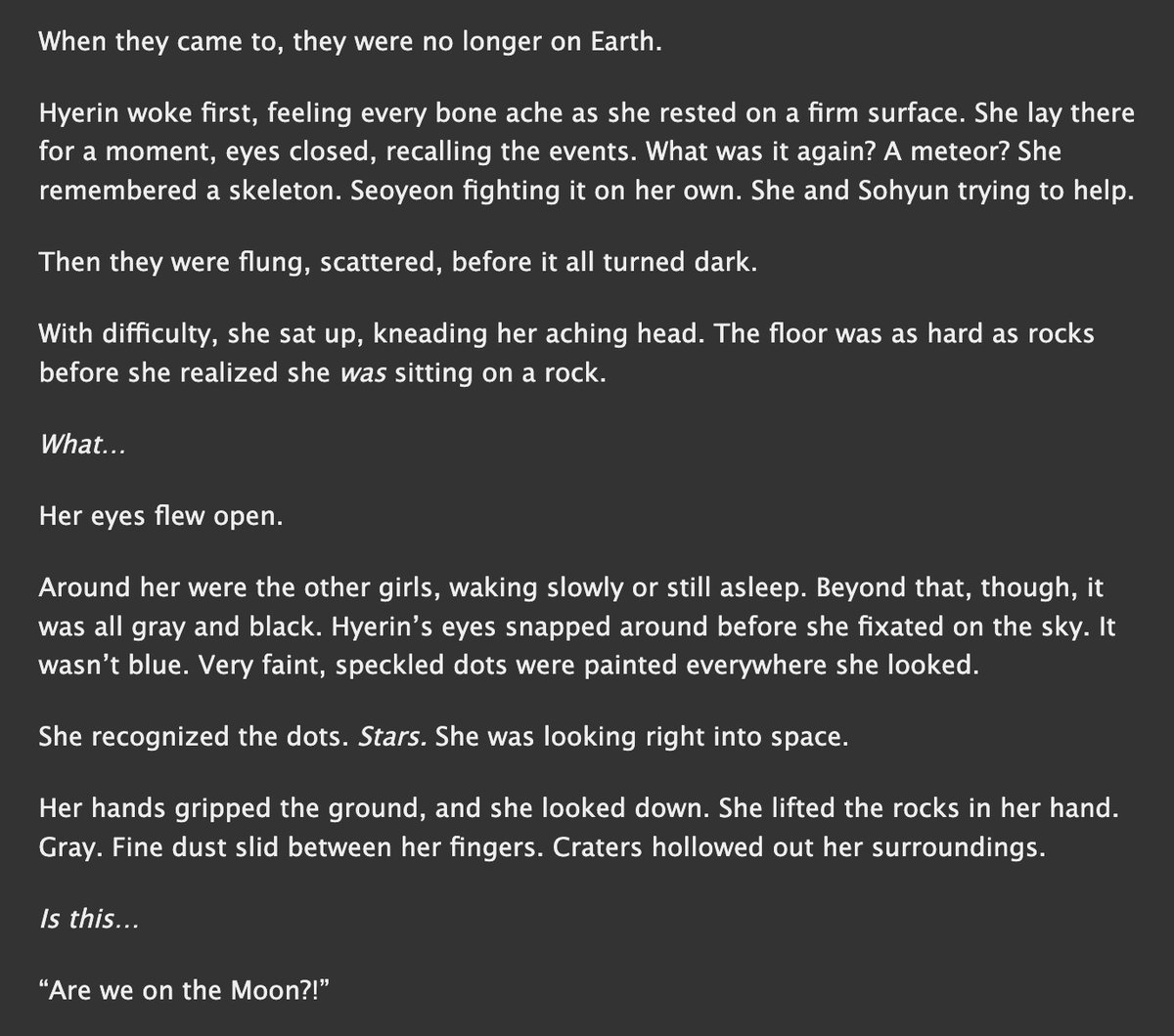 idea got too big and now i have 14k words written for this 😭

One and Twenty-Four

#The_univerS_byWAV 

full story here: archiveofourown.org/works/76928051